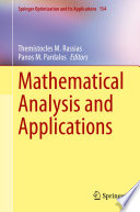 Mathematical analysis and applications