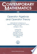 Operator algebras and operator theory : International Conference on Operator Algebras and Operator Theory, July 4-9, 1997, Shanghai, China /