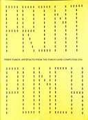 Print punch : artefacts from the punch card computing era /