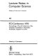 ECI conference 1976 : proceedings of the 1st conference of the European Cooperation in Informatics, Amsterdam, August 9-12, 1976 /