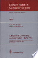 Advances in computing and information--ICCI '90 /