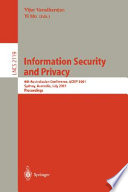 Information security and privacy : Second Australian Conference, ACISP '97, Sydney, NSW, Australia, June 7-9, 1997 : proceedings /