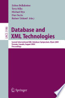Database and XML technologies : Second International XML Database Symposium, XSym 2004, Toronto, Canada, August 29-30, 2004, proceedings /