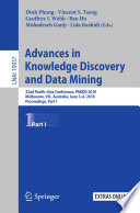 Advances in knowledge discovery and data mining : 22nd Pacific-Asia Conference, PAKDD 2018, Melbourne, VIC, Australia, June 3-6, 2018, Proceedings.