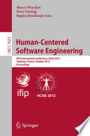 Human-centered software engineering 4th International Conference, HCSE 2012, Toulouse, France, October 29-31, 2012. Proceedings /