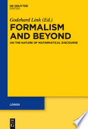 Formalism and beyond : on the nature of mathematical discourse /