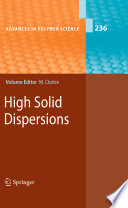 High solid dispersions /