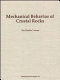 Mechanical behavior of crustal rocks : the Handin volume /