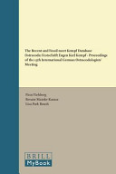 The Recent and fossil meet Kempf Database Ostracoda : festschrift Eugen Karl Kempf : proceedings of the 15th International German Ostracodologists' Meeting /