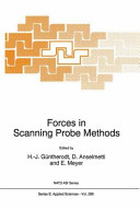 Forces in scanning probe methods /