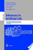 Advances in artificial life : 7th European Conference, ECAL 2003 Dortmund, Germany, September 14-17, 2003 Proceedings /