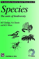 Species : the units of biodiversity /