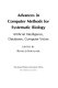 Advances in computer methods for systematic biology : artificial intelligence, databases, computer vision /