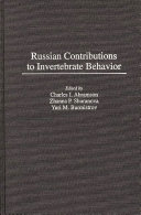 Russian contributions to invertebrate behavior /