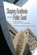 Shaping academia for the public good : critical reflections on the CHSRF/CIHR Chairs Program /