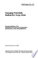 Managing potentially radioactive scrap metal.