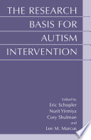 The research basis for autism intervention /
