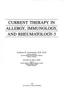 Current therapy in allergy, immunology, and rheumatology-3 /