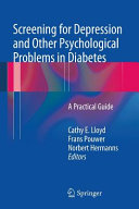 Screening for depression and other psychological problems in diabetes a practical guide /