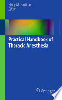 Practical handbook of thoracic anesthesia
