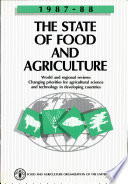 The state of food and agriculture : 1987-88.