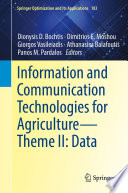 Information and communication technologies for agriculture.