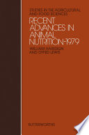 Recent advances in animal nutrition-- 1979 /