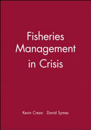 Fisheries management in crisis /
