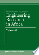 International Journal of Engineering Research in Africa.