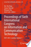 Proceedings of sixth International Congress on Information and Communication Technology : ICICT 2021, London.