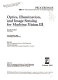 Optics, illumination, and image sensing for machine vision III : 8-9 November 1988, Cambridge, Massachusetts /