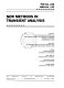 New methods in transient analysis : presented at the Winter Annual Meeting of the American Society of  Mechanical Engineers, Anaheim, California, November 8-13, 1992 /