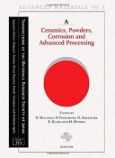 Advanced materials '93 : proceedings of the Symposia ...  of the 3rd IUMRS International Conference on Advanced Materials, Sunshine City, Ikebukuro, Tokyo, Japan, August 31-September 4, 1993.