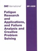 Fatigue research and applications, and failure analysis and creative problem solving.