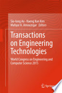 Transactions on engineering technologies : World Congress on Engineering and Computer Science 2015 /