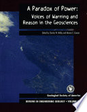 A paradox of power : voices of warning and reason in the geosciences /