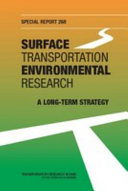 Surface transportation environmental research : a long-term strategy /