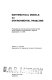 Mathematical models for environmental problems : proceedings of the international conference held at the University of Southampton, England, September 8-12, 1975 /