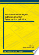 Innovative Technologies in Development of Construction Industry.