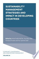 Sustainability management strategies and impact in developing countries /