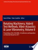 Rotating machinery, hybrid test methods, vibro-acoustics & laser vibrometry. proceedings of the 35th IMAC, a Conference and Exposition on Structural Dynamics 2017 /