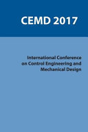International Conference on Control Engineering and Mechanical Design : (CEMD 2017).
