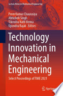 Technology innovation in mechanical engineering : select proceedings of TIME 2021 /