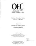OFC '96, optical fiber communication : February 25-March 1, 1996, San Jose Convention Center, San Jose, California /