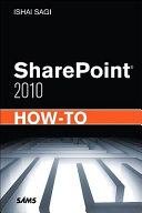 SharePoint® 2010 How-To.