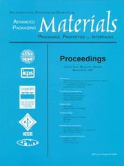 Proceedings : 3rd International Symposium on Advanced Packaging Materials--processes, properties, and interfaces, Chateau Elan, Braselton, Georgia, March 9-12, 1997 /