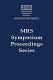 Silicon materials : processing, characterization and reliability : symposium held April 1-5, 2002, San Francisco, California, U.S.A. /