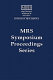 Group-IV semiconductor nanostructures : symposium held November 29-December 2, 2004, Boston, Massachusetts, U.S.A. /