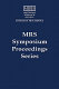 CMOS front-end materials and process technology : symposium held April 22-24, 2003, San Francisco, California, U.S.A. /