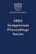 Materials Science of Microelectromechanical Systems (MEMS) Devices IV : symposium held November 25-28, 2001, Boston, Massachusetts, U.S.A. /